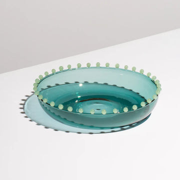 Pearl Platter, Teal + Jade