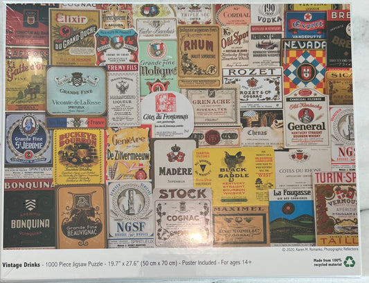 Vintage Drinks Puzzle