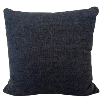 Slubby Linen Pillow Slate