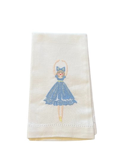 Nutcracker Guest Towel, Ballerina Blue