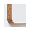 Bentwood Rounded Rectangle Mirror, White Oak