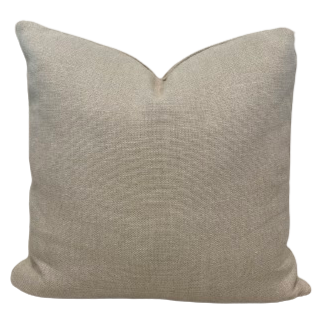 Slubby Linen Pillow Flax