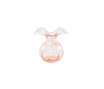 Hibiscus Glass Pink Bud Vase