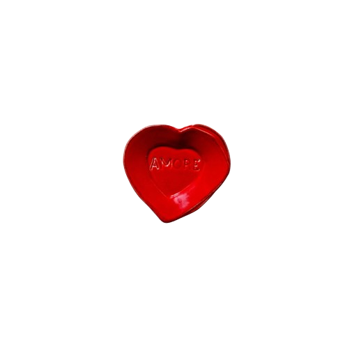 Lastra Red Heart Mini Amore Plate