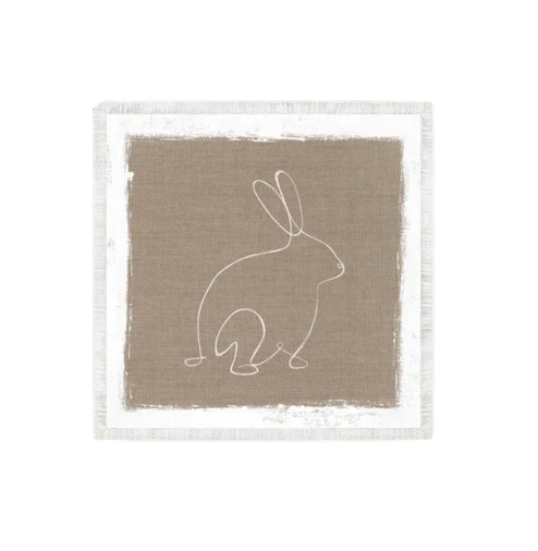 Cottage - One Line Rabbit Profile