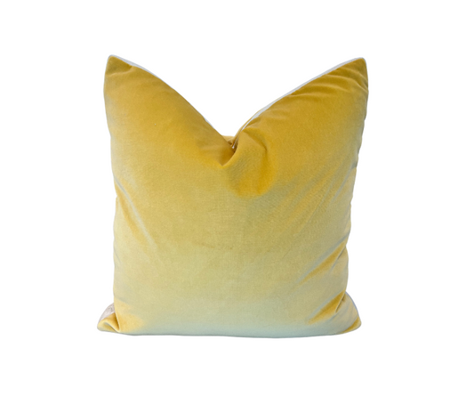 Giorgio Linen Boxed Pillow-Sun