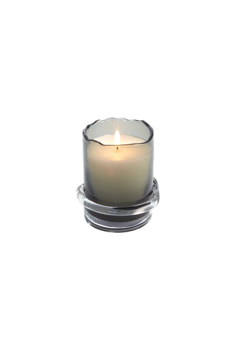 Intaglio Glass Candle